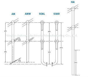 Garde-corps en acier galvanisé de conception industrielle modulaire, simple à assembler, pour couloir d'usine - Product Image 3
