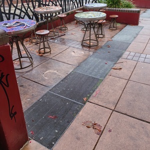 Grille de drainage en acier galvanisé pour fossés, usage industriel ou commercial, <span class=keywords><strong>plaque</strong></span> de couverture de tranchée robuste, drain de sol haute résistance - Product Image 5