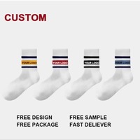 Chaussettes de sport pratiques personnalisées pour l'extérieur, chaussettes de sport de compression de qualité supérieure, soutien de la voûte plantaire, semelle épaisse, chaussettes absorbant la transpiration