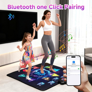 Tapis de danse sans fil avec musique intégrée, 8 <span class=keywords><strong>jeux</strong></span>, 3 niveaux, cadeaux pour enfants, anniversaire, Noël - Product Image 3