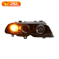 Pour BMW Série 3 E46 Modèles Deux Portes 1998-2002 Phare Avant Rénové avec Lentille à Diode Électroluminescente