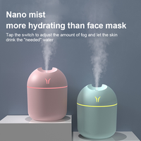Mini humidificateur purificateur d'air 250ml 220ml, diffuseur d'huiles essentielles ultrasonique USB pour voiture avec lumière LED, diffuseur d'arômes