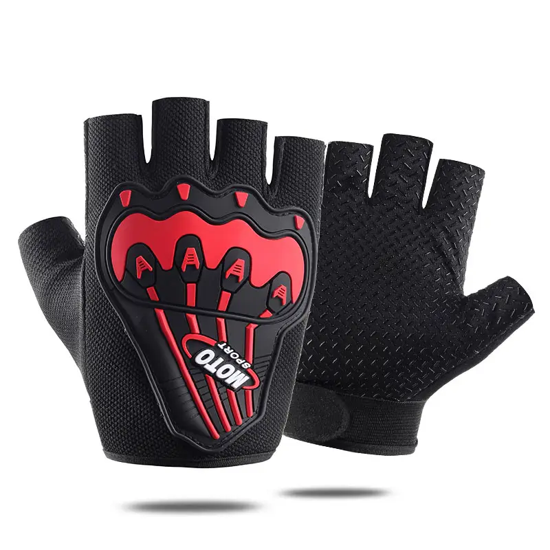 Half Fingers Motorbike Riding Gloves Cycling Gloves Winter Sport Race Gloves