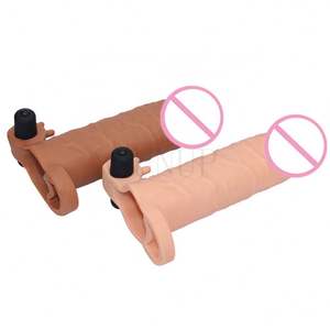 Kostenlose individuelle Schachtel - längere, stärkere Sexspielzeuge Erwachsenenprodukte Penisvergrößerung Vibrationskondom mit Vibratorkugel - Product Image 2