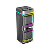 Enceinte de fête CSN-8712, grande enceinte active pleine gamme, caixa de som portátil com rodinha