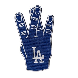 LA Los Angeles Sport <span class=keywords><strong>Logo</strong></span> ricamo Patch ferro su vestiti da cucire Applique da Baseball - Product Image 1