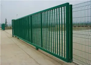 Wrought Iron Fence Price 5.0x1.6m Wrought Sliding Gates Fence Panel Wrought Iron Gate