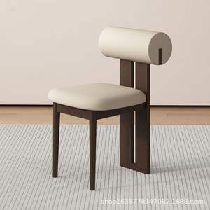 Silla de Comedor Moderna Tapizada en Madera, Diseño Escandinavo, Muebles para el Hogar - Product Image 1