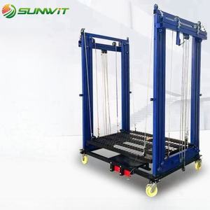 Sollevatore elettrico elettrico con piattaforma idraulica da 8 M, sollevatore per impalcatura automatico pieghevole - Product Image 4