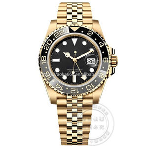 Orologi di Lusso Automatici Meccanici con Movimento Seiko, Acciaio Inossidabile 904L, GMT da <span class=keywords><strong>Uomo</strong></span>, Logo Personalizzato, Cronografo, Vetro Zaffiro, Superclone - Product Image 6