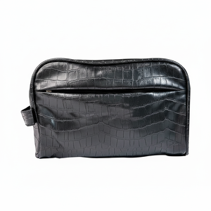 กระเป๋าเครื่องสำอางสำหรับเดินทางขนาดใหญ่ปรับแต่งได้กระเป๋าเครื่องสำอางทำจากพีวีซีใสปิดด้วยซิปและพิมพ์โลโก้ - Product Image 1