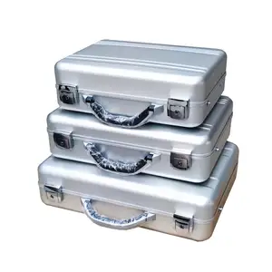 High Quality Molded Aluminum Briefcase Locking Storage Aluminum case for equipment Custom interior lining