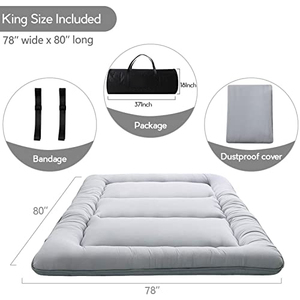 Tapis de tatami épais pliable, literie japonaise à roulettes, <span class=keywords><strong>prix</strong></span> Direct d'usine, - Product Image 6