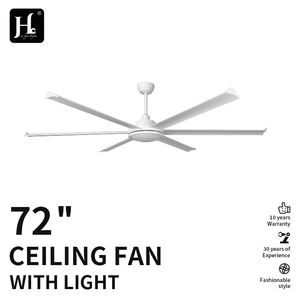 Ventilador de Techo Industrial de Alta Potencia de 72 Pulgadas con Luz, 3 Aspas de Aluminio, Control Remoto, 6 Velocidades, Diseño AGI32, Soluciones de Iluminación - Product Image 2