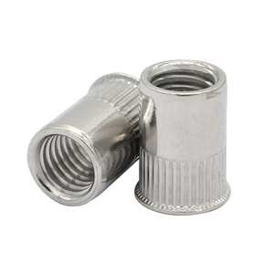 <span class=keywords><strong>Tuercas</strong></span> de remache de acero al carbono pulido tipo M4 M5 M6 selladas, con cabeza redonda y moleteadas, impermeables, tipo cerrado - Product Image 2