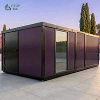 Casa Contenedor Expandible de 20 pies con Altos Estándares Australianos, Altura Interior de 2.56m, Techo Plano, Vivienda Modular Portátil, Mini Casa Móvil