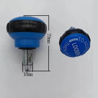 Accessoire d'équipement de fitness robuste et portable : Bouton à ressort de réinitialisation, broche de réglage pour vélo d'exercice, broche de poignée en étoile pour salle de sport à domicile