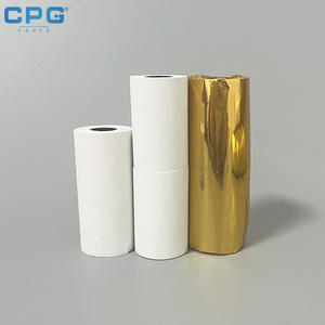 Papel para Recibos de Efectivo Transparente sin BPA, Suministro de Fábrica, 57x38mm, Papel para Recibos de Farmacia, Rollo de Papel Térmico para Impresora POS - Product Image 1
