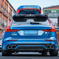 Kit carrosserie pour Volvo S60 V60, spoiler de pare-chocs arrière V60, diffuseur arrière, embouts d'échappement quadruple