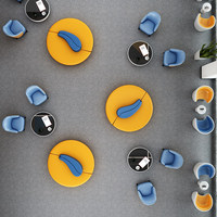 Modernes Design Sektionales Büromöbel-Set, Bibliotheksmöbel, Wartebereich-Sitzgarnitur