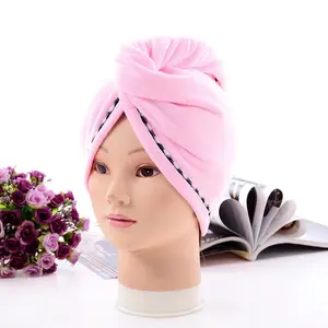 Hair Drying Towel with Button Hair Towel Original Magic Hair Care-Cap for a Bath