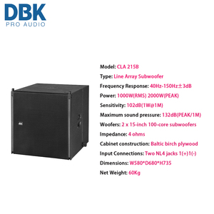 Hot bán 10 inch thụ động dòng mảng Loa hệ thống + kép 15inch loa siêu trầm âm thanh chuyên nghiệp PA Loa thiết bị âm thanh - Product Image 5