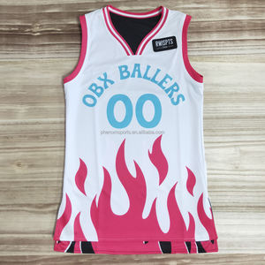 Ensemble de maillots de basket-ball réversibles pour femmes, respirant, personnalisable, sublimation, vêtements de sport pour équipe de basket-ball - Product Image 5