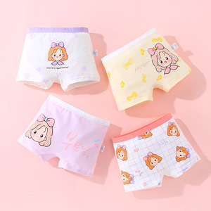 Set di 4 Boxer in Cotone per Bambine, Pantaloncini per Ragazze con Stampe Cartoon, Classe A, per Bambine e Studentesse dai 3 ai 13 Anni - Product Image 4