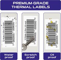 Étiquettes thermiques sensibles à la chaleur de haute qualité en gros d'usine, étiquettes rectangulaires 60x40mm pour codes-barres, pour utilisation promotionnelle