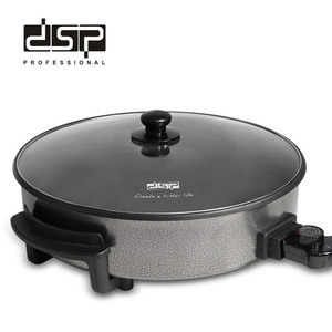 กระทะไฟฟ้า Dsp 1500W ทรงกลม ไม่ติดกระทะ อเนกประสงค์ สำหรับใช้ในครัวเรือน - Product Image 1