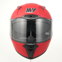 Casque de moto intégral MY FF953 homologué ECE 22.06 DOT, coque ABS, finition mate transparente, double visière anti-impact, visière intérieure noire