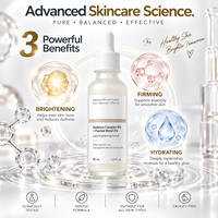 Sérum Visage Exfoliant Doux, Solution Tonifiante pour une Peau Nette, Élimination de l'Acné, Effets Blanchissants et Apaisants