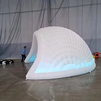 Dôme gonflable de haute qualité à prix avantageux avec lumières LED, tente de scène de pub de mariage en forme d'igloo blanc pour salon professionnel, fête