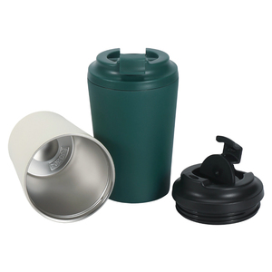 Mug à café en acier inoxydable à isolation sous vide pour le camping et le bureau, isolation thermique de 6 à 12 heures - Product Image 1