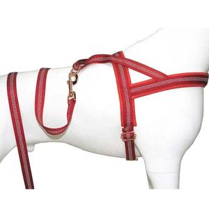 Arnés de seguimiento de <span class=keywords><strong>perros</strong></span> reflectante profesional Breakaway Safety Cintas de forro acolchado suave Chaleco de perro duradero con accesorios de metal - Product Image 2