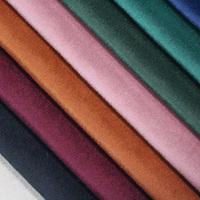 Rouleau de tissu en velours tricoté chaîne 100 % polyester - Imperméable, poids moyen, vert