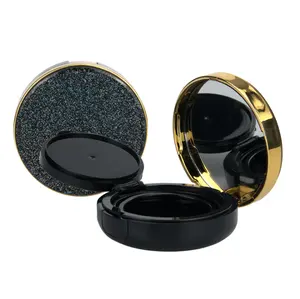 15g vide liquide fond de teint maquillage Bb crème coussin d'air boîte presse Compact poudre étui noir cosmétique emballage estampage