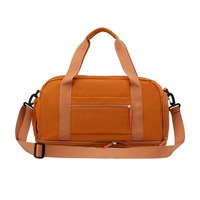 Sac de voyage personnalisé avec logo, compartiment à chaussures, sac de week-end imperméable pour femmes, sac de sport, sac de gym, sac de voyage à main