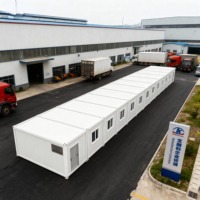 PTH Maison Modulaire Conteneurisée de 20 pieds, Maison Familiale Préfabriquée, Cabine Portable à Structure en Acier pour Usage Résidentiel, Scolaire ou Hôtelier, Garantie 5 Ans