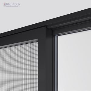 Ventanas y puertas de aluminio personalizadas para huracanes, vidrio deslizante resistente a impactos para cocina, tipo cortina de persiana de acero inoxidable - Product Image 6