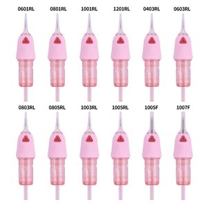 20 pièces/boîte Aiguilles de tatouage en cartouche pour salon de beauté, maquillage permanent, microblading des sourcils, des yeux et des lèvres - Product Image 3