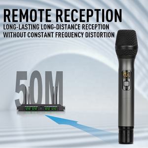 Nouveau système de microphone sans fil UHF professionnel 8 canaux OEM pour conférences, chant, karaoké, événements, discours - Product Image 3