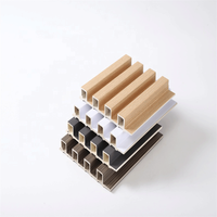 Panneaux muraux WPC écologiques imperméables multi-styles pour salon, design cannelé, utilisation intérieure