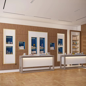 Modern Luxury Store Design for Small Cosmetics Shop for Cosmetics Shelves Sosmetics <b>Showcase</b> Cosmetic Shop Interior Design - Product Image 1