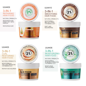 UUKKG Vente en gros d'usine <span class=keywords><strong>Masque</strong></span> capillaire 3-en-1 Répare et nourrit les cheveux <span class=keywords><strong>Masque</strong></span> de définition des boucles 72H 400ml pour les soins capillaires UU4410 - Product Image 3