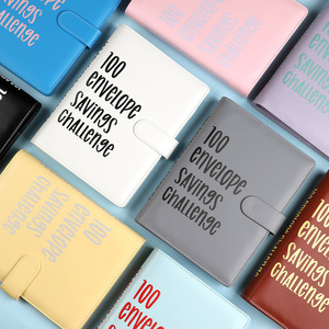 Organizador de Retos A5/A6 con Logotipo Personalizado, Funciones <span class=keywords><strong>para</strong></span> Ahorrar Dinero, Carpeta de Cuero <span class=keywords><strong>para</strong></span> Presupuesto, Bolsillos de Hojas Sueltas <span class=keywords><strong>para</strong></span> Archivar, Planificador de Efectivo - Product Image 6