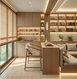 Muebles de Cocina Estilo Madera Original, Despensa Personalizada, Isla de Cocina Personalizada, Mesa de Comedor, Personalización Completa de la Casa - Product Image 4