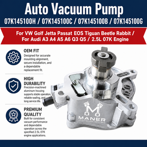 ปั๊มสุญญากาศอัตโนมัติประสิทธิภาพสูง MANER รุ่น OE 07K145100H สำหรับ VW Audi เครื่องยนต์ 2.5L 07K รับประกัน 18 เดือน - Product Image 4