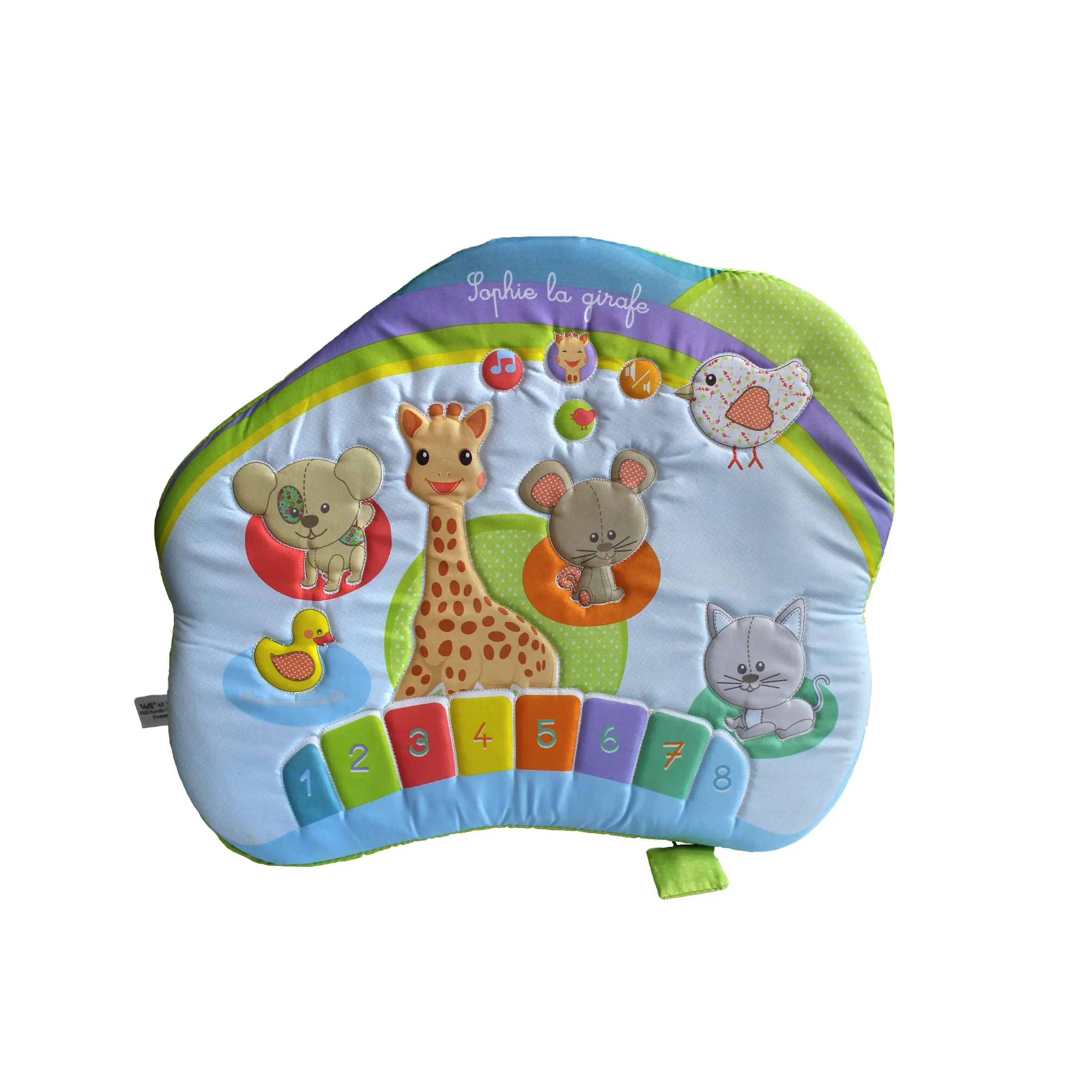 Cartoon Bear Kids Musical Soft Plush Piano Keyboard Touch Early Education Toys for Children