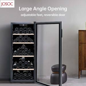 2025 Vintage Bodega Vino Beverage Refrigerator Wine Cooler Black Fridge Freezer 100bottle Wine Cooler - Product Image 4